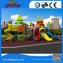 Kidsplayplay Kids Games Patio al aire libre con Plastic Slide en venta